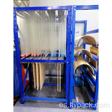 Estantes de placa de impresión de estante de colocación vertical de troquel circular